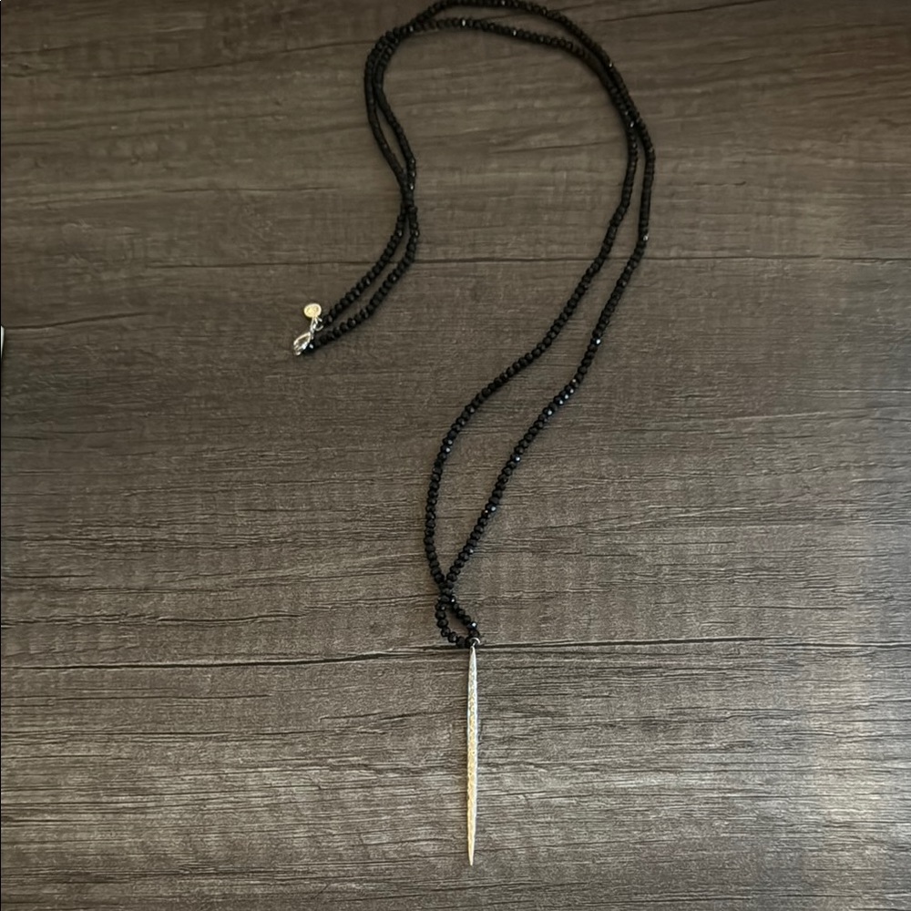 Gorjana Black and Gold Necklace